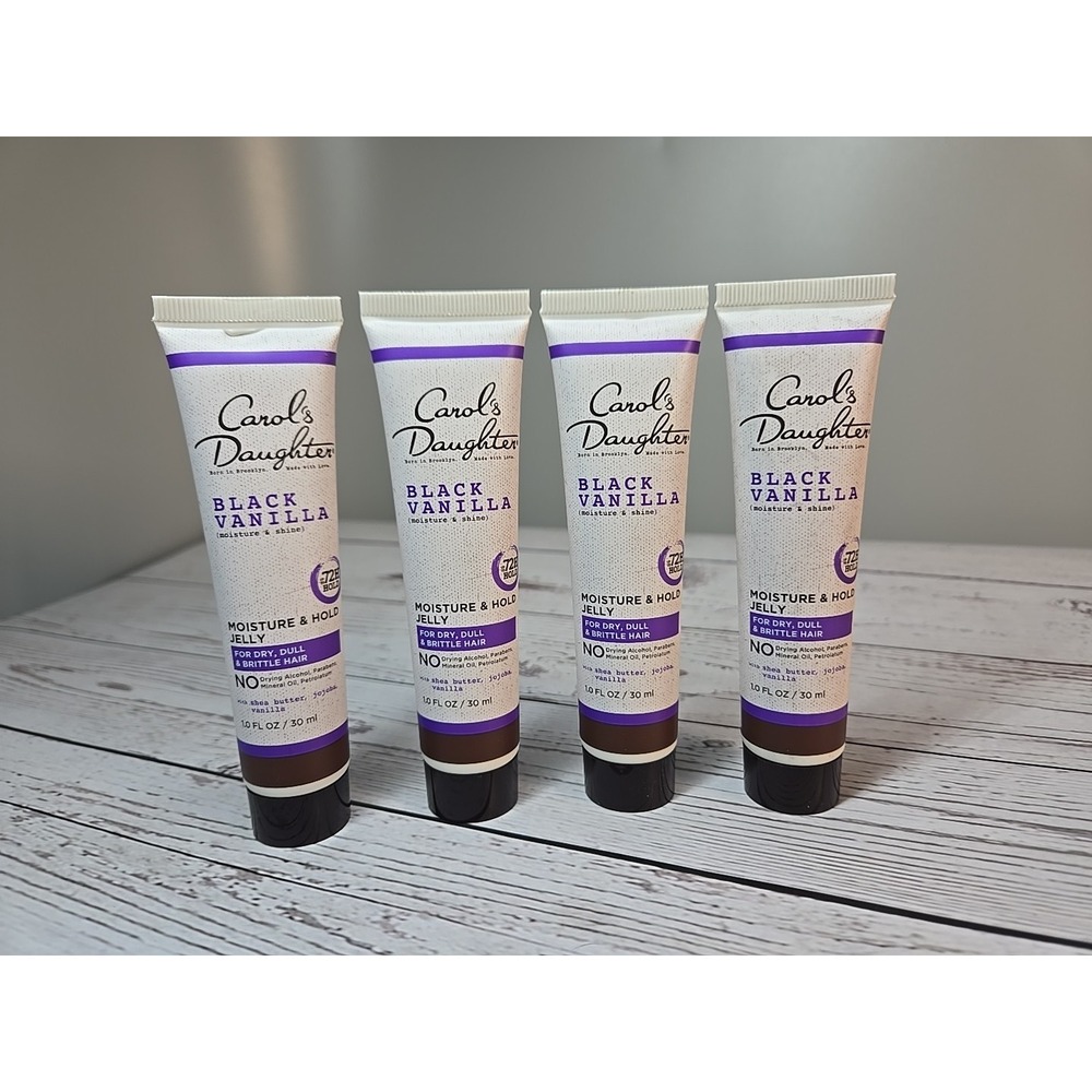 Carol's Daughter Black Vanilla Moisture & Hold Jelly - 1 floz Travel Size - 4 Pc
